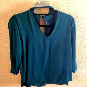 NWOT Large Collar Blouse